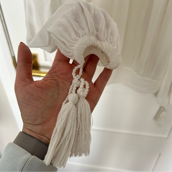 ZARA chiffon and crochet lace blouse - Picture 5 of 8